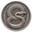 2 oz Silver HR Antique - 2025 APMEX Year of the Snake (Series 2)