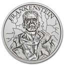 2 oz Silver HR Round - Vintage Horror Series: Frankenstein 2 oz Silver HR Round - Vintage Horror Series: Frankenstein