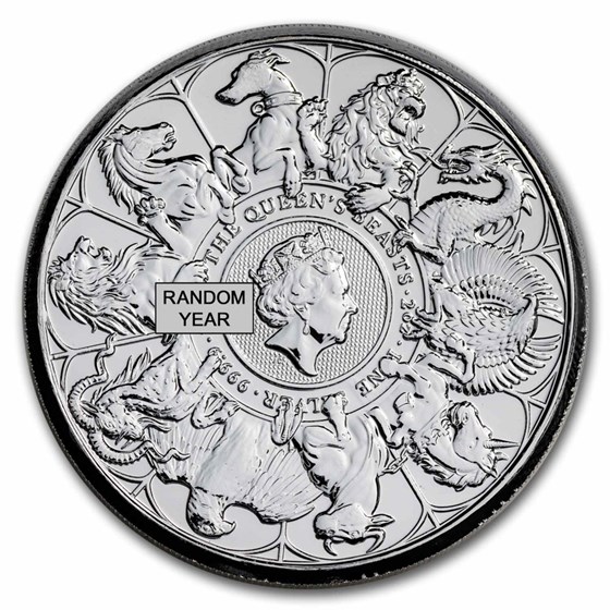 2 oz Silver Queen's Beasts BU (Random) 2 oz Silver Queen's Beasts BU (Random)