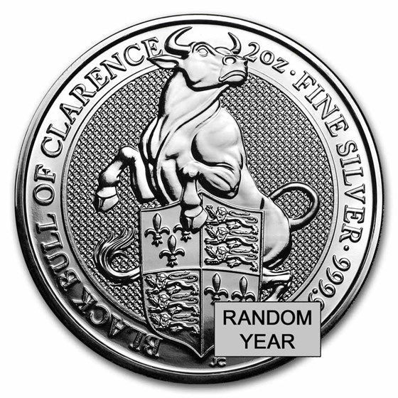 2 oz Silver Queen's Beasts BU (Random) 2 oz Silver Queen's Beasts BU (Random)