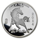 2 oz Silver Round - APMEX (2014 Year of the Horse) 2 oz Silver Round - APMEX (2014 Year of the Horse)
