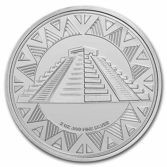 Buy 2 oz Aztec Calendar Silver Round APMEX Buy 2 oz Aztec Calendar Silver Round APMEX