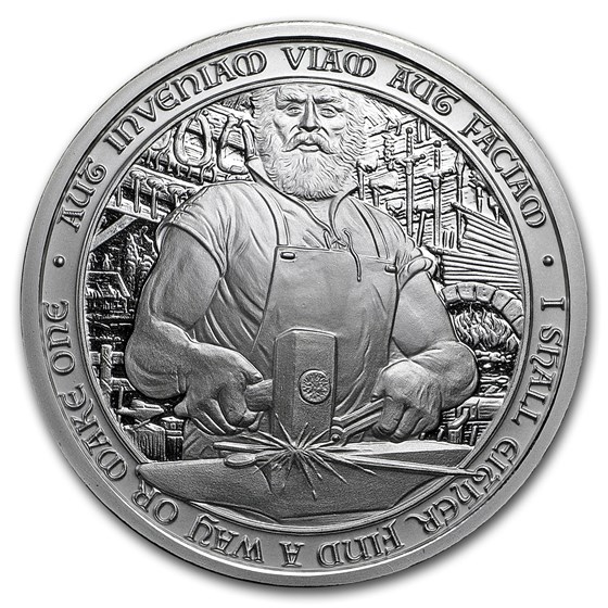 2 oz Silver Round - Destiny Knight: Duncan The Blacksmith 2 oz Silver Round - Destiny Knight: Duncan The Blacksmith