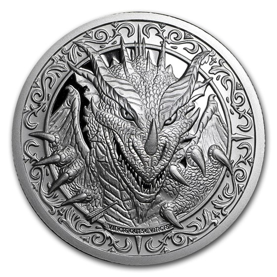 2 oz Silver Round - Destiny Knight: The Dragon 2 oz Silver Round - Destiny Knight: The Dragon
