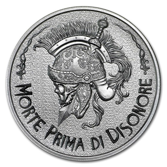 2 oz Silver Round - Latin Allure Series: Death before Dishonor