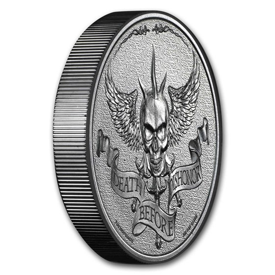 Buy 2 oz Silver Round Latin Allure Series Death before