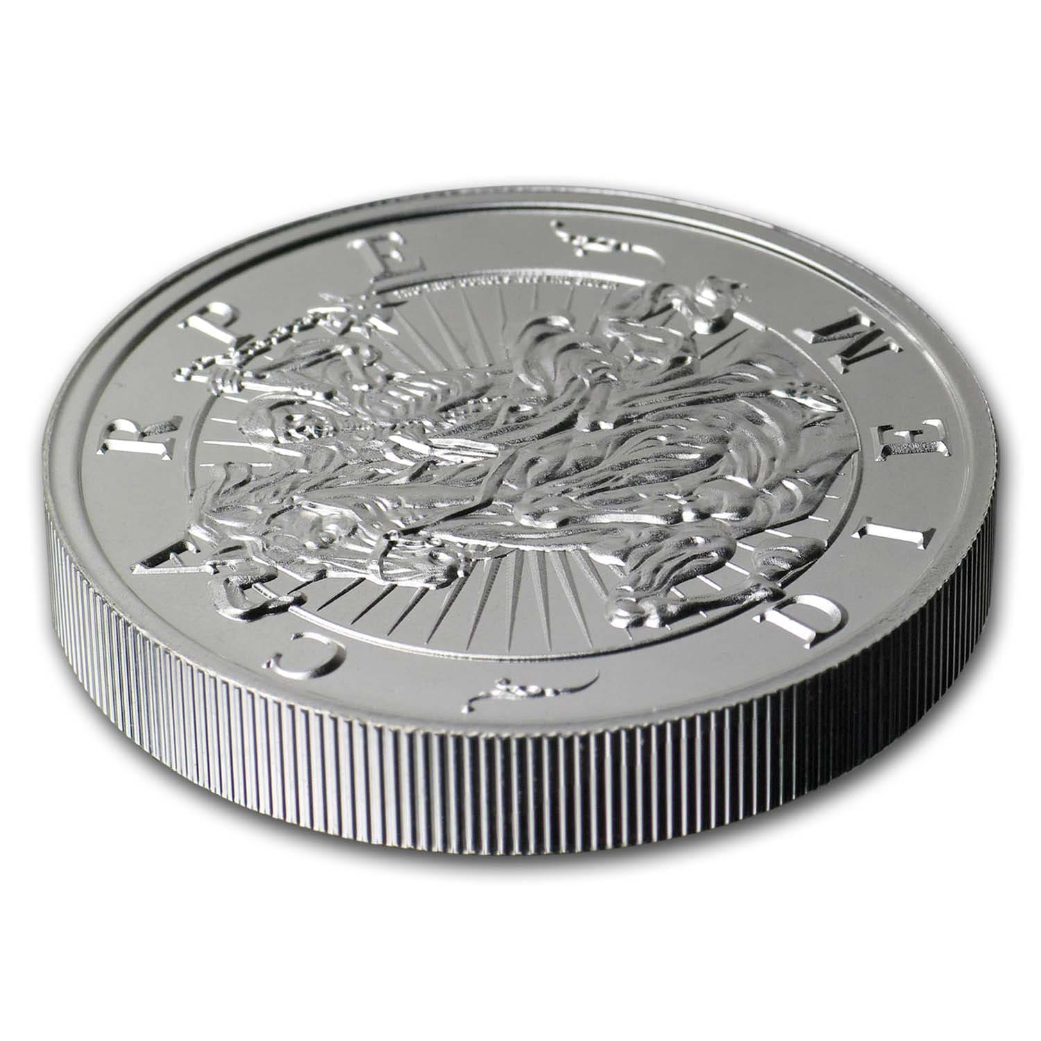 その他 ANMOO Memento MEMENTO MORI 2 oz Silver Round 50 MM .999 Ag Latin Allure 777