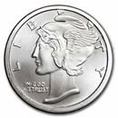2 oz Silver Round - Mercury Head Dime