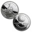 2 oz Silver Round - North American Wildlife Series