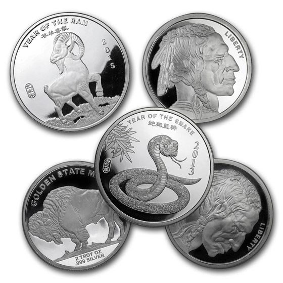 2 oz Silver Round - Secondary Market 2 oz Silver Round - Secondary Market