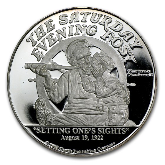 2 oz Silver Round - Setting One's Sights 2 oz Silver Round - Setting One's Sights