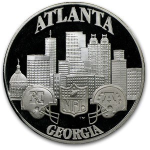 2 oz Silver Round - Super Bowl XXVIII 2 oz Silver Round - Super Bowl XXVIII