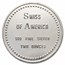 2 oz Silver Round - Swiss of America