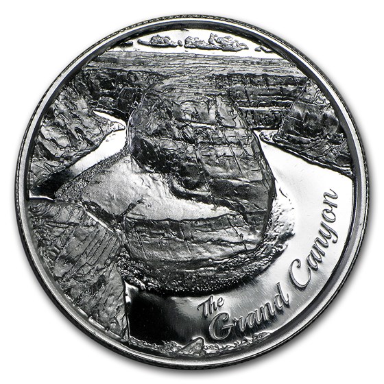2 oz Silver UHR Round - American Landmark Series: Grand Canyon 2 oz Silver UHR Round - American Landmark Series: Grand Canyon