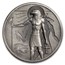 2 oz Silver UHR Round - Egyptian Gods Series: Horus (Antiqued)