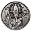 2 oz Silver UHR Round- Egyptian Gods Series: Osiris (Antiq,MS-70)