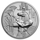 2 oz Silver UHR Round - Egyptian Gods Series: Sobek