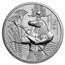 2 oz Silver UHR Round - Egyptian Gods Series: Sobek