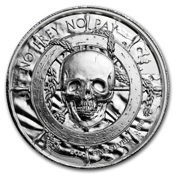 2 oz Silver UHR Round - Privateer Series: Davy Jones Locker 2 oz Silver UHR Round - Privateer Series: Davy Jones Locker