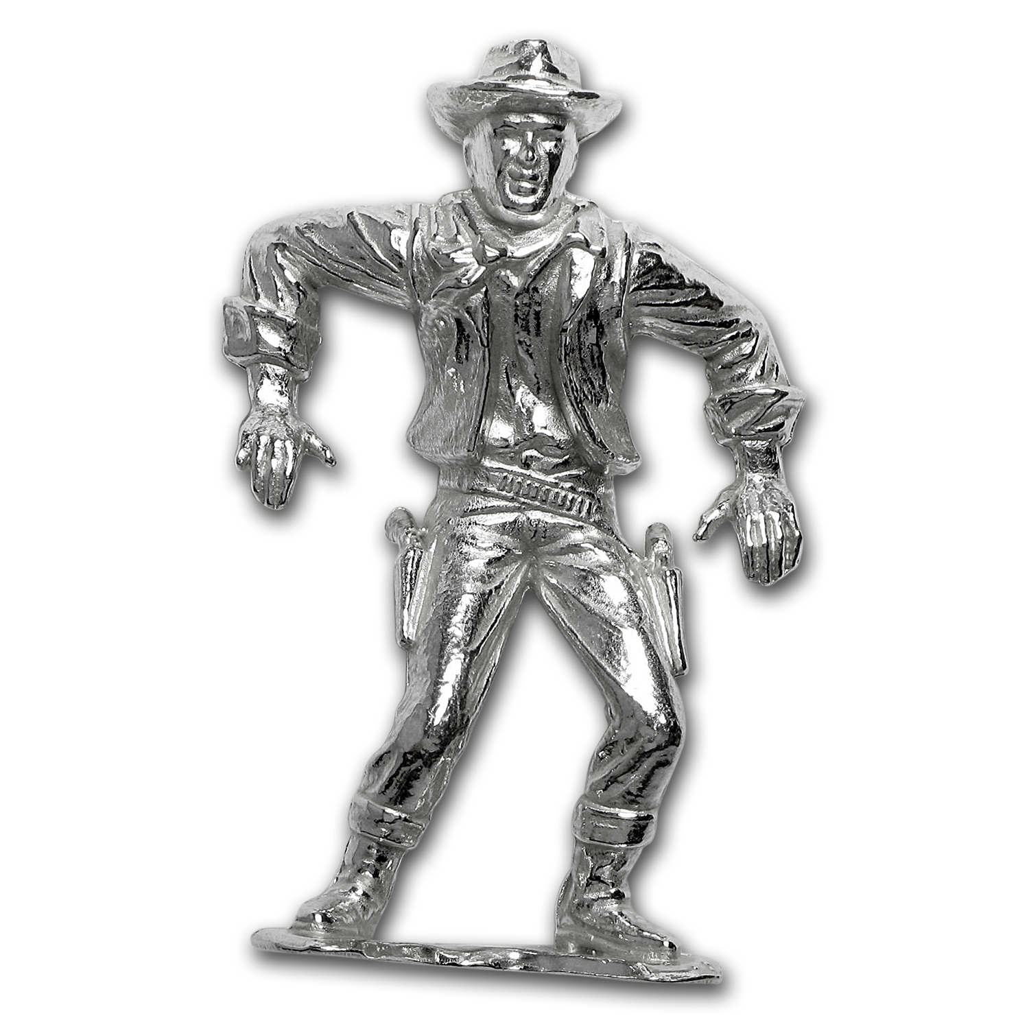 Black Bart 1 Oz .999 Silver Round – Wild West Legends, Gunslinger Colt 45, OK Corral (2022, Limited Mintage)