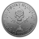 2 oz UHR Silver Round - Deuce Head Four Skull (Type II)