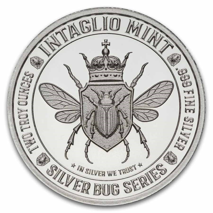 2 oz UHR Silver Round - The Silver Bug: Bullet Ant
