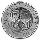 2 oz UHR Silver Round - The Silver Bug: Giant Longhorn Beetle