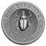2 oz UHR Silver Round - The Silver Bug: Rhinoceros Beetle