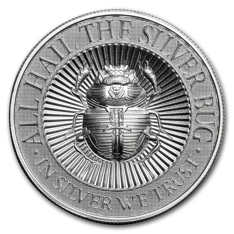 2 oz UHR Silver Round - The Silver Bug: Scarab