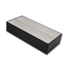 2 X 2 Double Row - 4 1/2x2x10 - Black Coin Storage Box