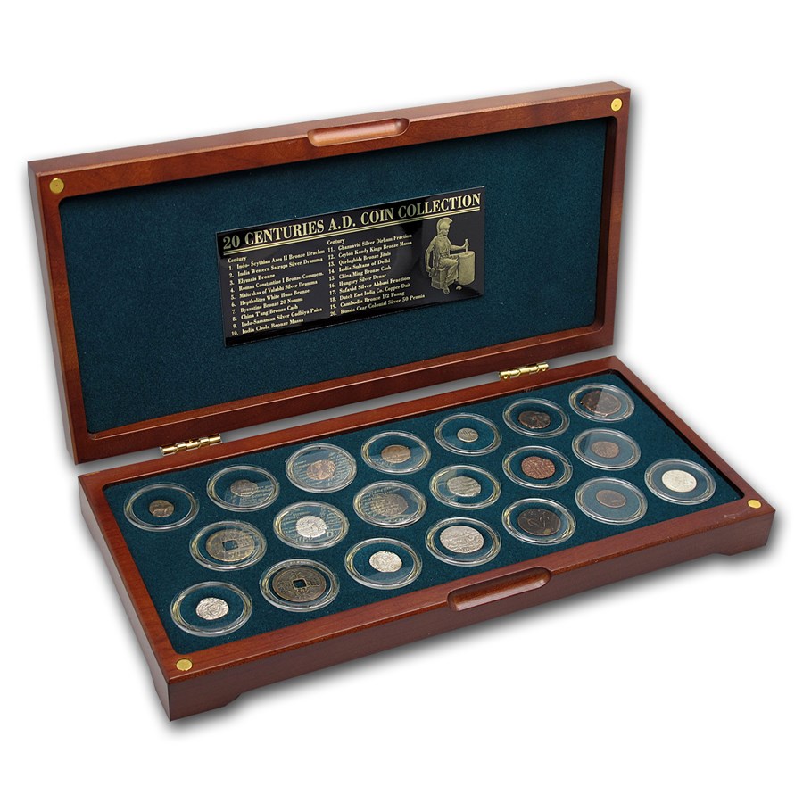 20 Centuries A.D. Silver and Bronze Coin Collection