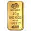 20 gram Gold Bar - Brand Name (w/Assay Card)