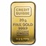 20 gram Gold Bar - Credit Suisse (No Assay)