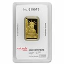 20 gram Gold Bar - Credit Suisse Statue of Liberty (New Assay)