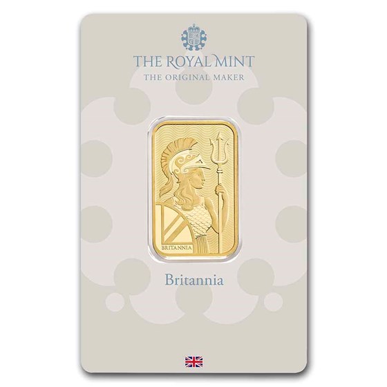 20 gram Gold Bar - The Royal Mint Britannia