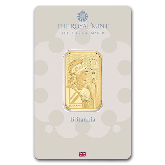 20 gram Gold Bar - The Royal Mint Britannia 20 gram Gold Bar - The Royal Mint Britannia