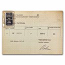 20 gram Silver Bar - Credit Suisse w/COA