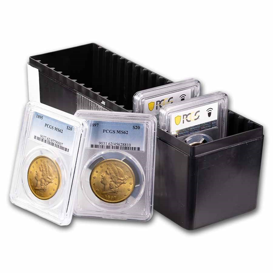 $20 Liberty Gold Dble Eagle 5-Coin Set MS-62 PCGS (Pre-1900)