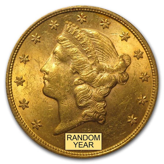 $20 Liberty Gold Double Eagle BU (Random Year)