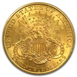 $20 Liberty Gold Double Eagle MS-62 PCGS (Random)