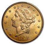 $20 Liberty Gold Double Eagle MS-63 CACG (Random)