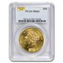 $20 Liberty Gold Double Eagle MS-63 PCGS (Pre-1900)