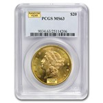 $20 Liberty Gold Double Eagle MS-63 PCGS (Pre-1900)