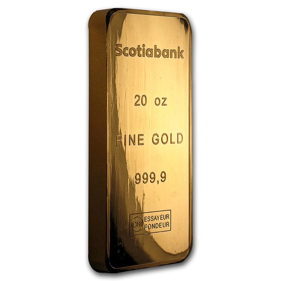 Buy 20 oz Gold Bar Scotiabank APMEX