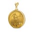 $20 Saint-Gaudens Gold Dbl Eagle Pendant (Diamond-ScrewTop Bezel)