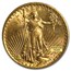 $20 Saint-Gaudens Gold Double Eagle MS-62 PCGS (Random)