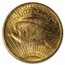 $20 Saint-Gaudens Gold Double Eagle MS-62 PCGS (Random)