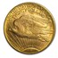 $20 Saint-Gaudens Gold Double Eagle MS-62 PCGS (Rattler, Random)