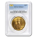 $20 Saint-Gaudens Gold Double Eagle MS-64+ PCGS (Random)