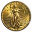 $20 Saint-Gaudens Gold Double Eagle MS-64 PCGS (Rattler, Random)